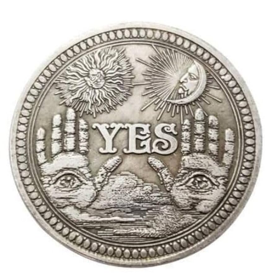 maxell マクセル Yes No Coin イエス ノー コイン セット Amazon.co.jp: イエス ノー Yes No 不思議なコイン オカルト